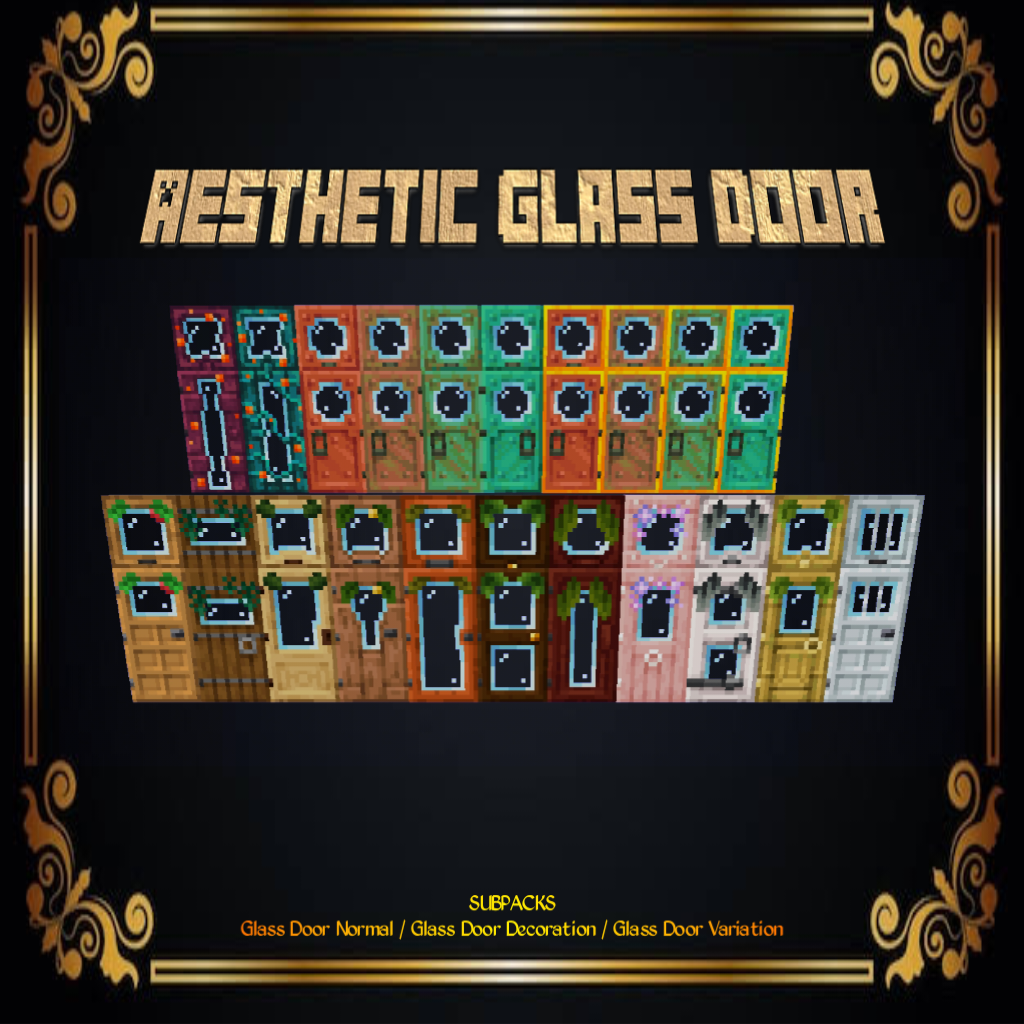 Aesthetic Glass Door