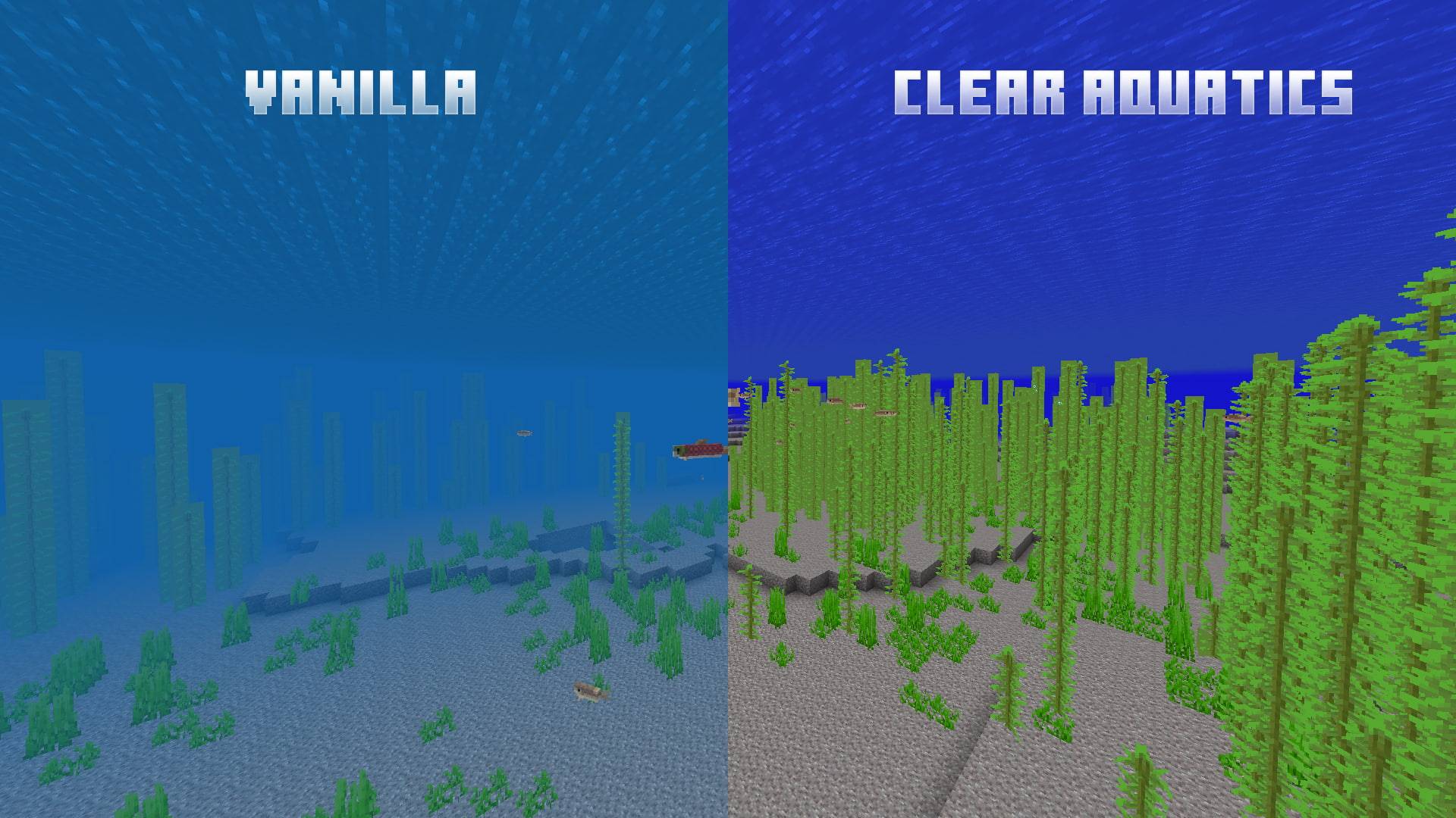 PandaMine's Clear Aquatics - (Clear Water + No Water Fog) | Fancy + Vibrant Visuals Support — screenshot 3