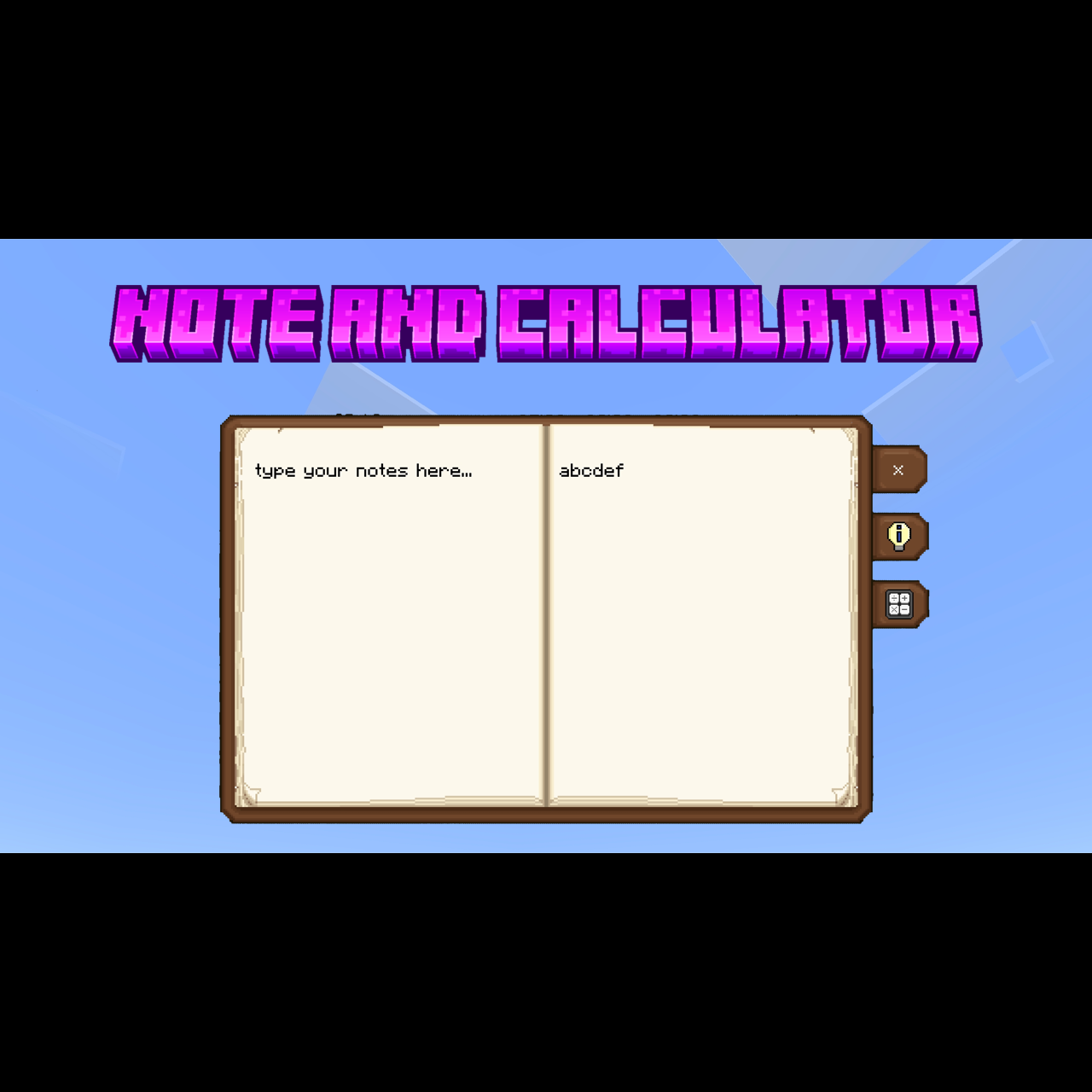 Note And Calculator