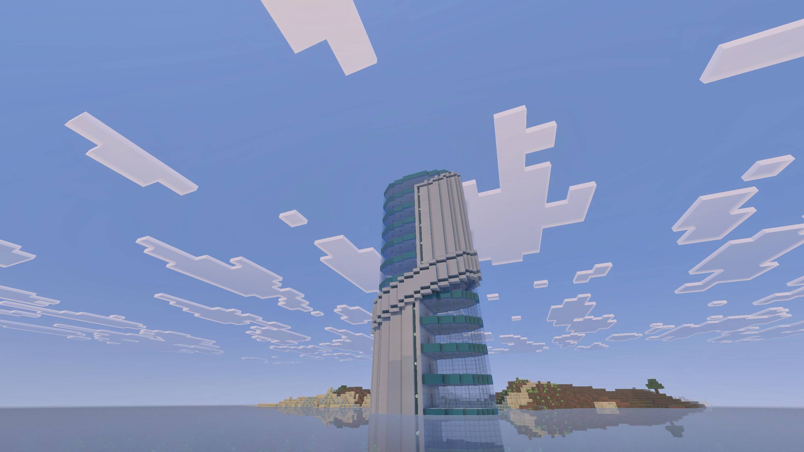 Modern Futuristic Skyscraper Schematic / Structure — screenshot 3