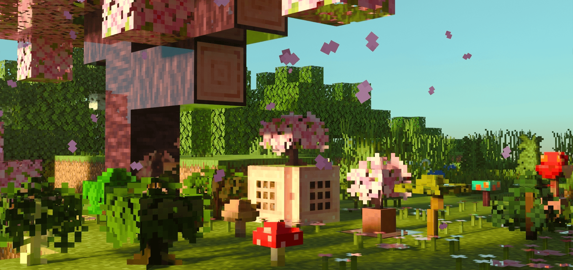 Better Saplings & Mushrooms Texture Pack(Pale Oak Update!) — screenshot 1