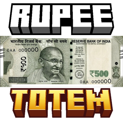 Rupee Note Totem