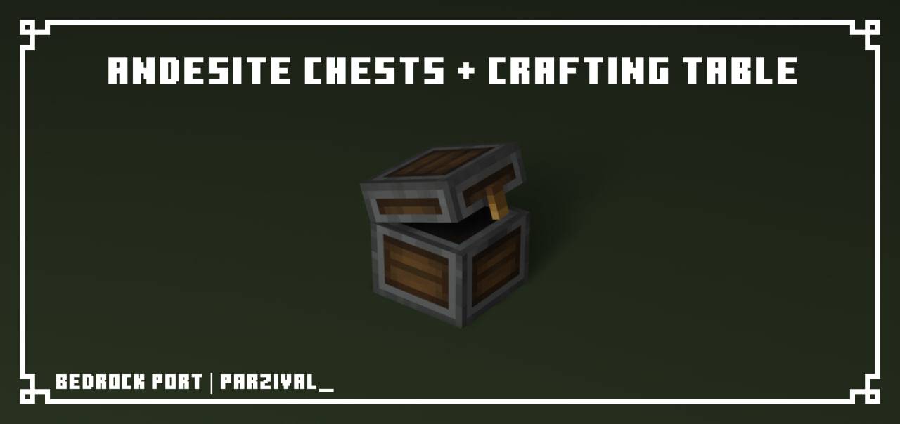 Andesite Chests + Crafting Table — screenshot 1