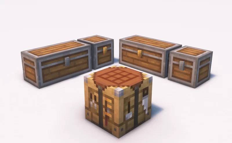 Andesite Chests + Crafting Table — screenshot 4