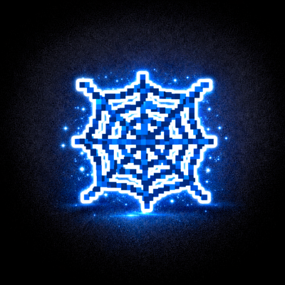 Blue Cobweb for better visibility