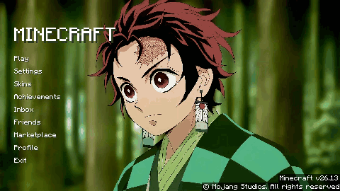 Animated Menu: Tanjiro Kamado — screenshot 1
