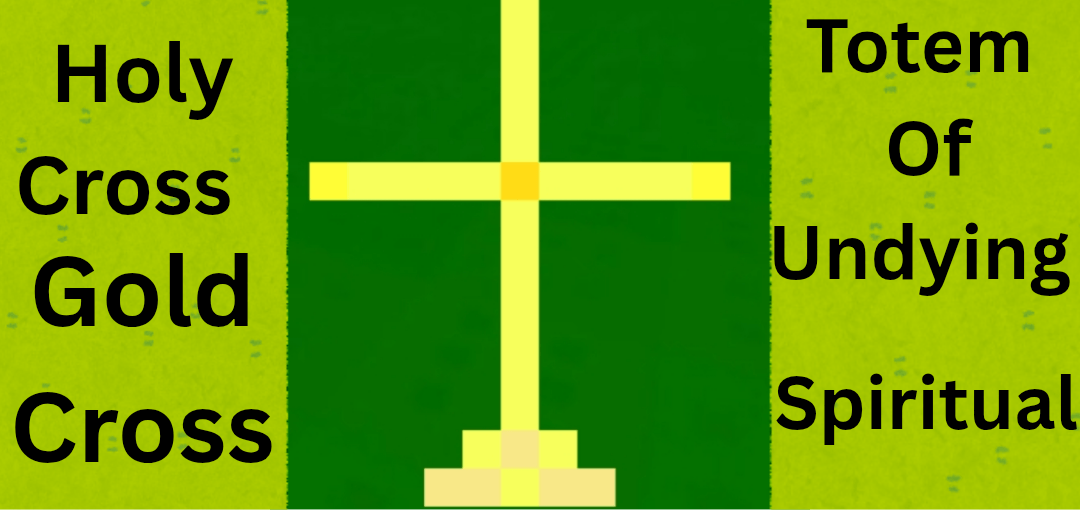 Cross Holy Totem of undying Turns the Totem of Undying into a holy cross symbolizing faith, hope, and divine protection. — screenshot 1