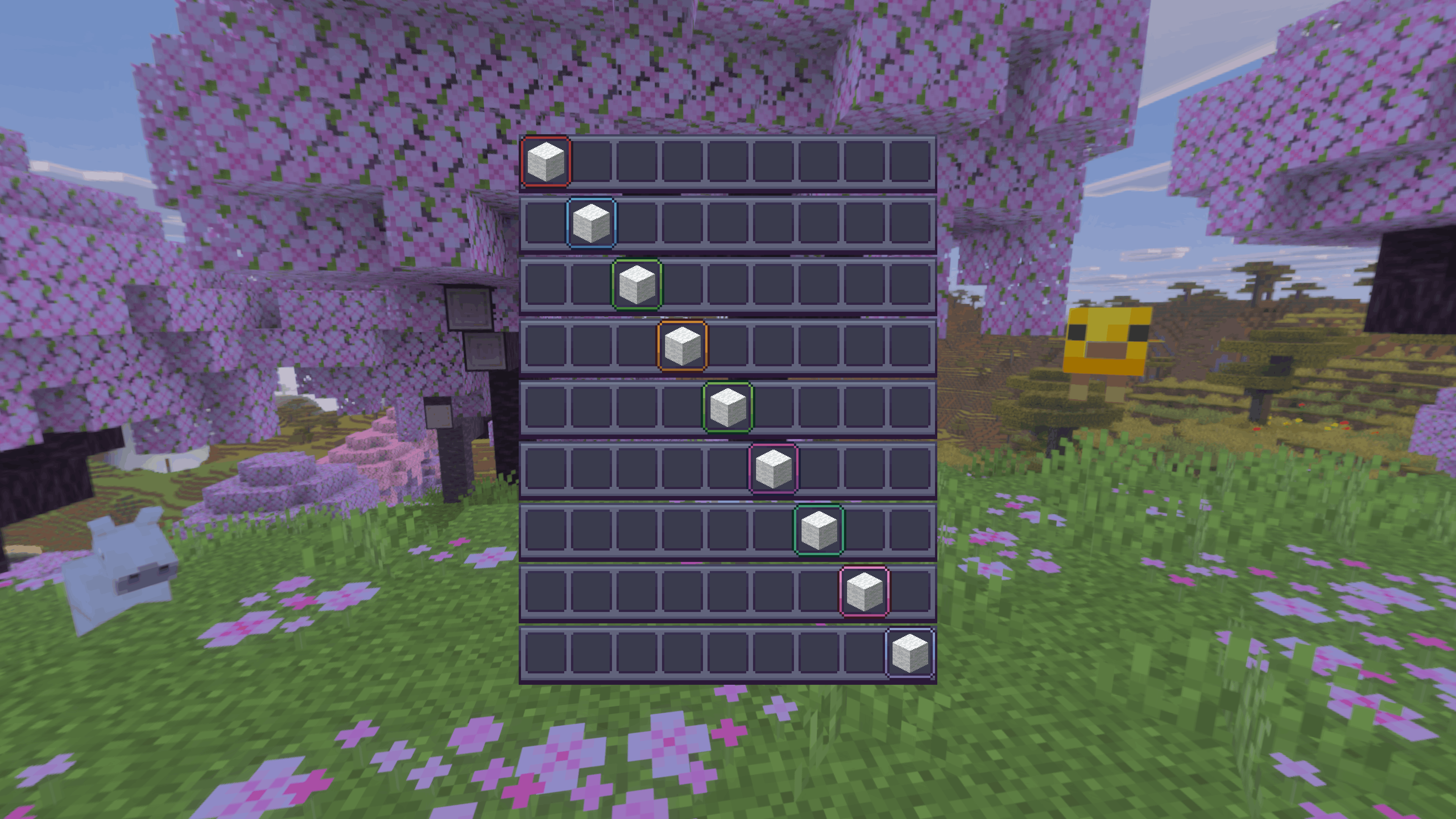 Redesigned hotbar — screenshot 1