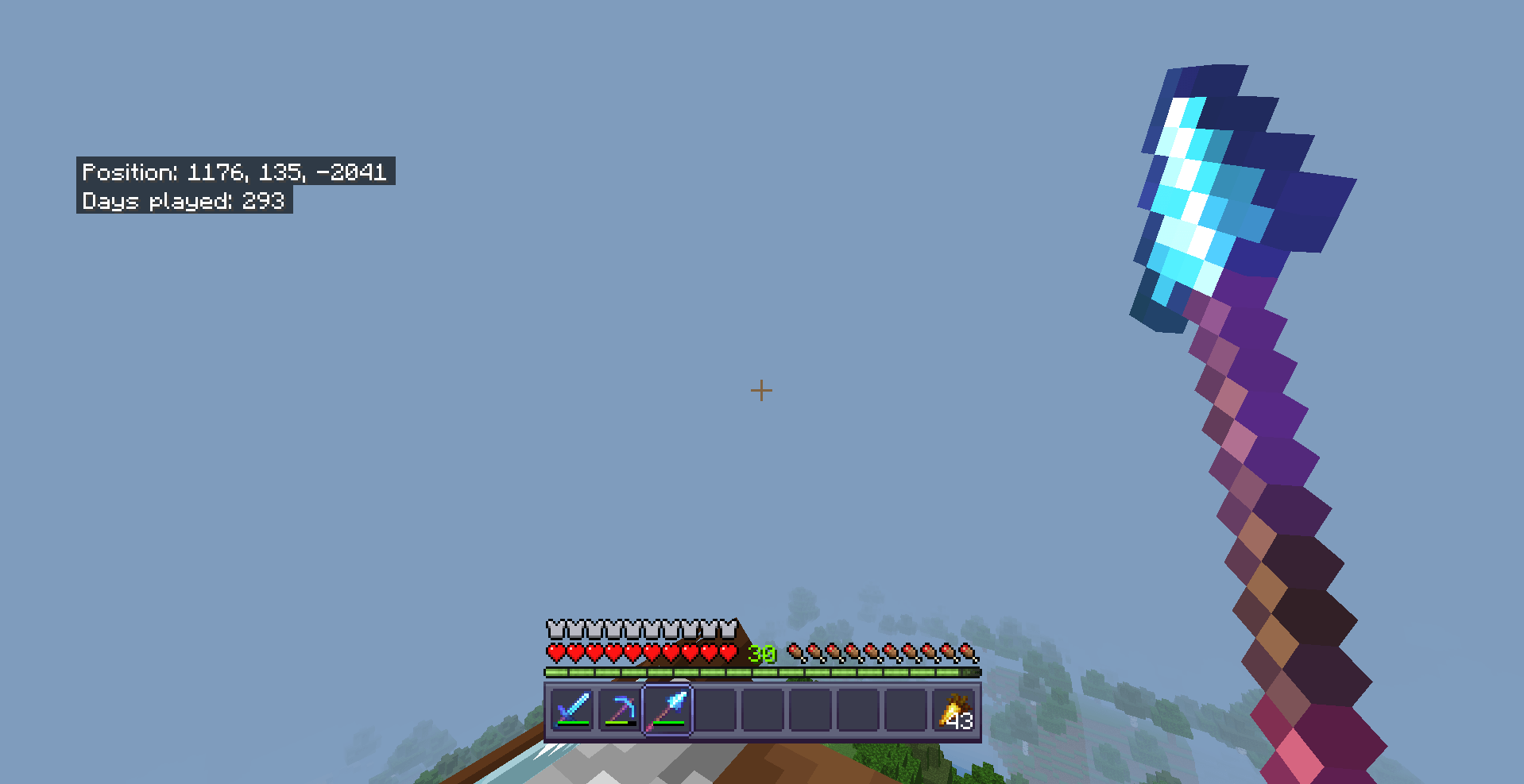 Redesigned hotbar — screenshot 2