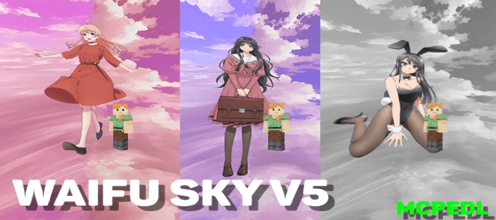 Anime Girls PVP Sky V5 MCPEDL — screenshot 1