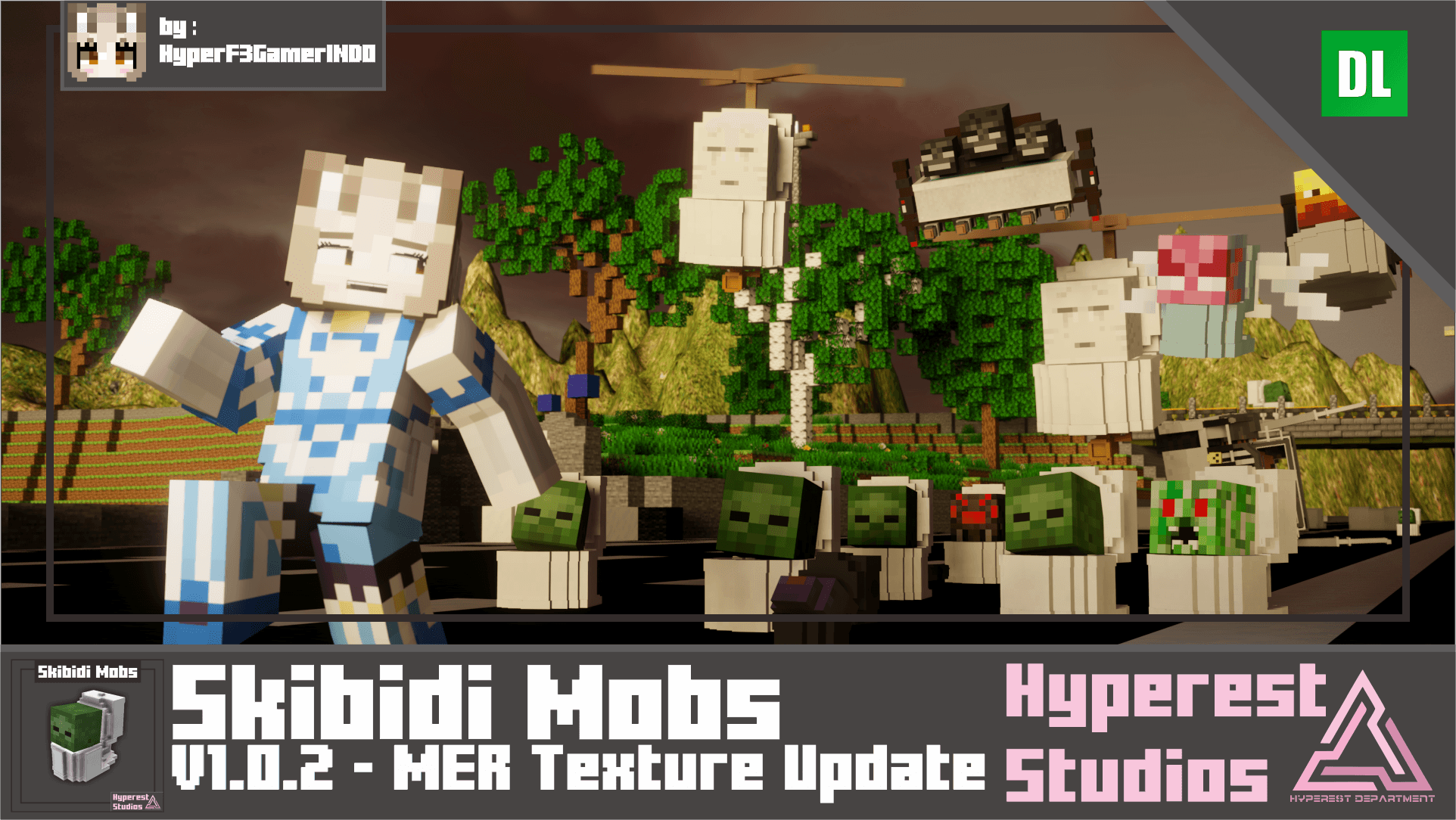 Skibidi Mobs | v1.0.2 MER Texture Update — screenshot 1
