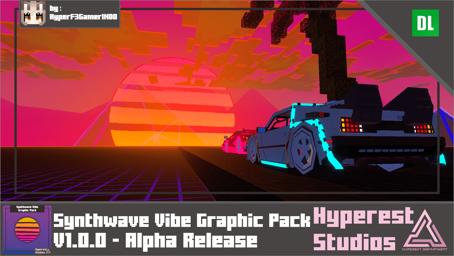 Synthwave Vibe Graphic Pack | v1.0.0 Alpha Release — screenshot 1