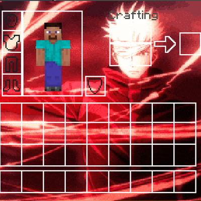Gojo Red Edition 3 UI Inventory