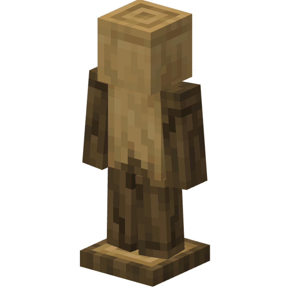 Lanostry's armor stands bedrock