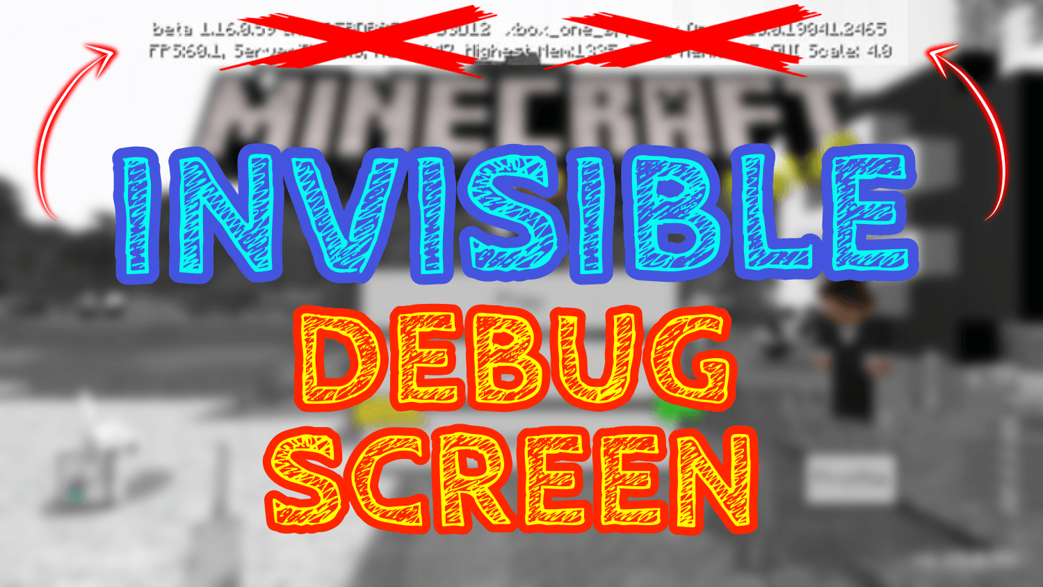 Invisible Debug Screen (for Minecraft Beta & Preview) — screenshot 1