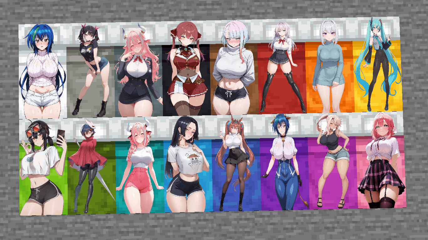 anime waifu Beds #24 — screenshot 1