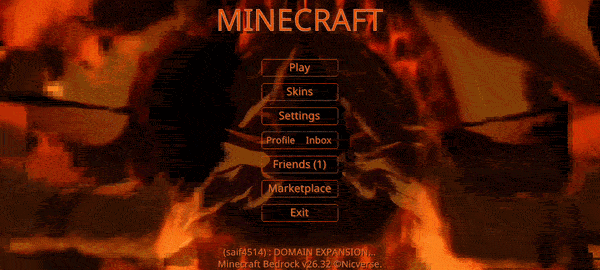 Animated JJK Domain Expansion UI — screenshot 2