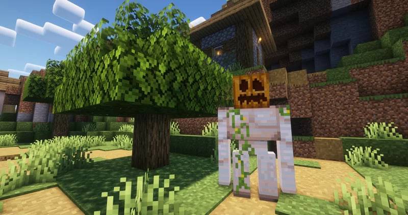 Pumpkin Head Iron Golem — screenshot 2