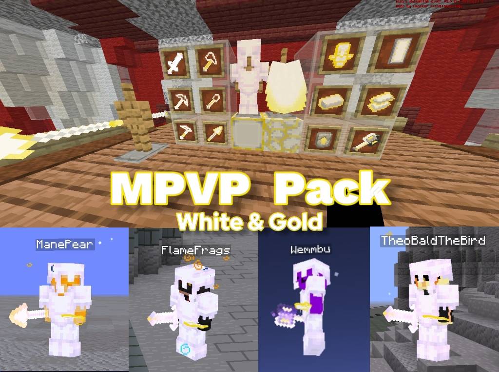 MacePVP Pack White & Gold — screenshot 1