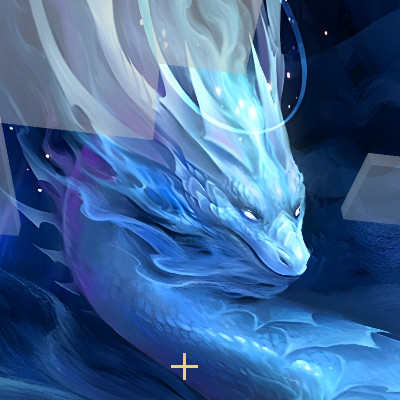 Blue dragon sky overlay