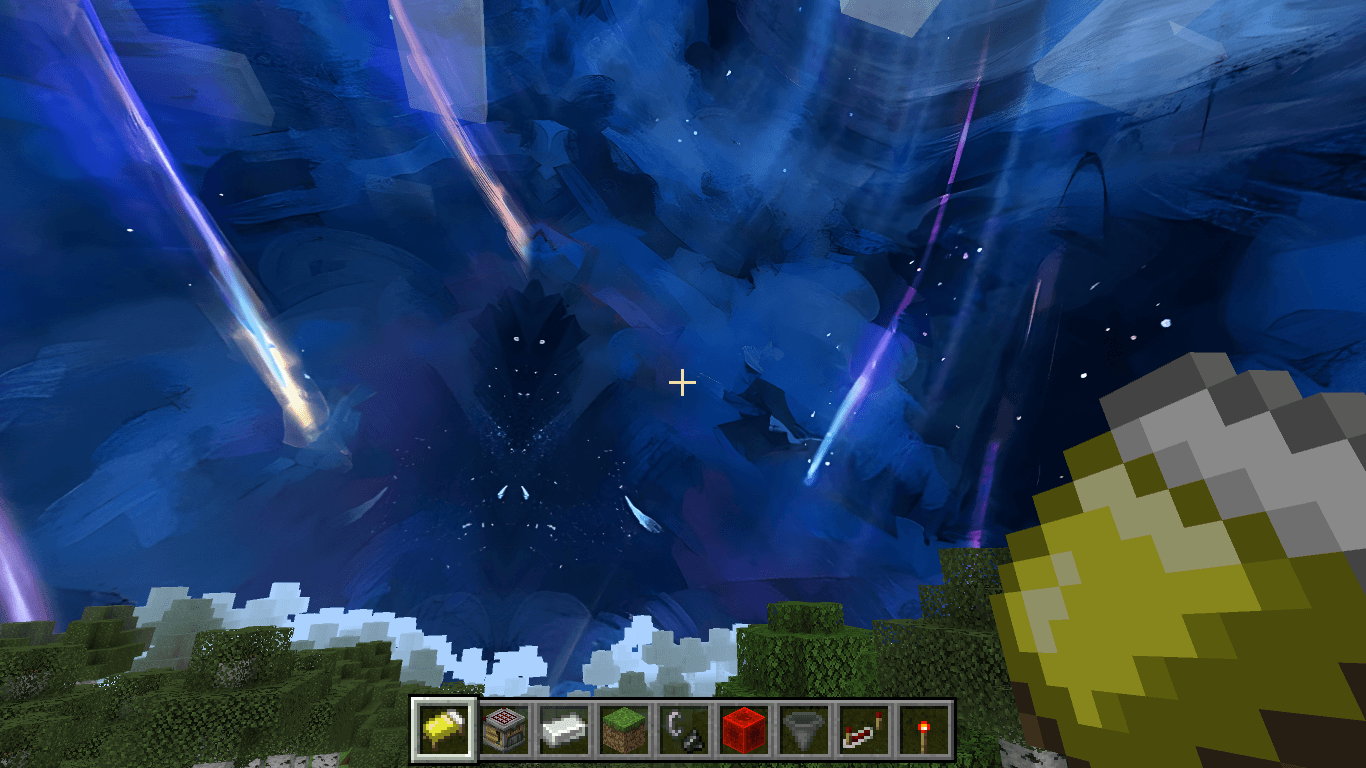 Blue dragon sky overlay — screenshot 3