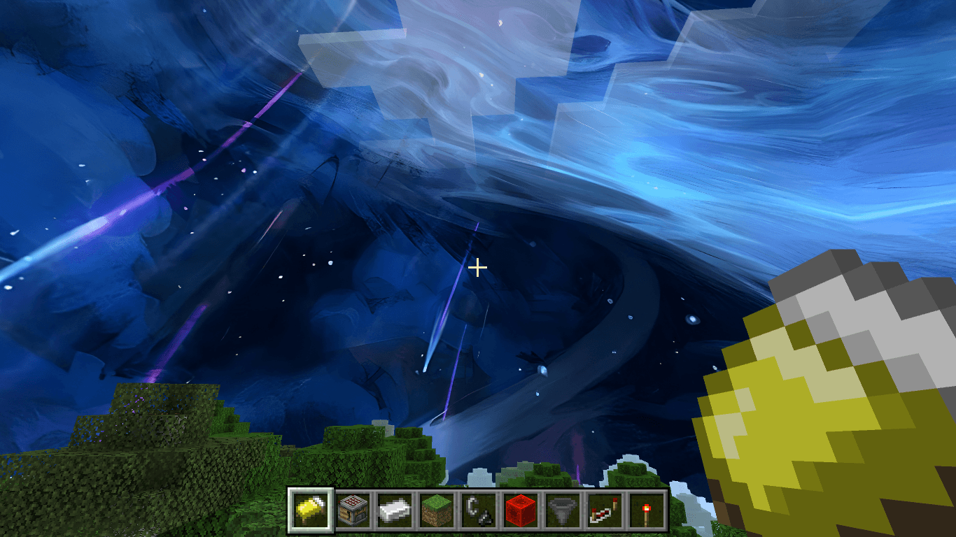 Blue dragon sky overlay — screenshot 4