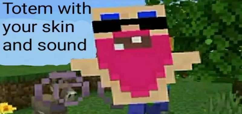 TotemSG - Custom Totem Texture, Sound. Totem with texture your skin! — screenshot 1