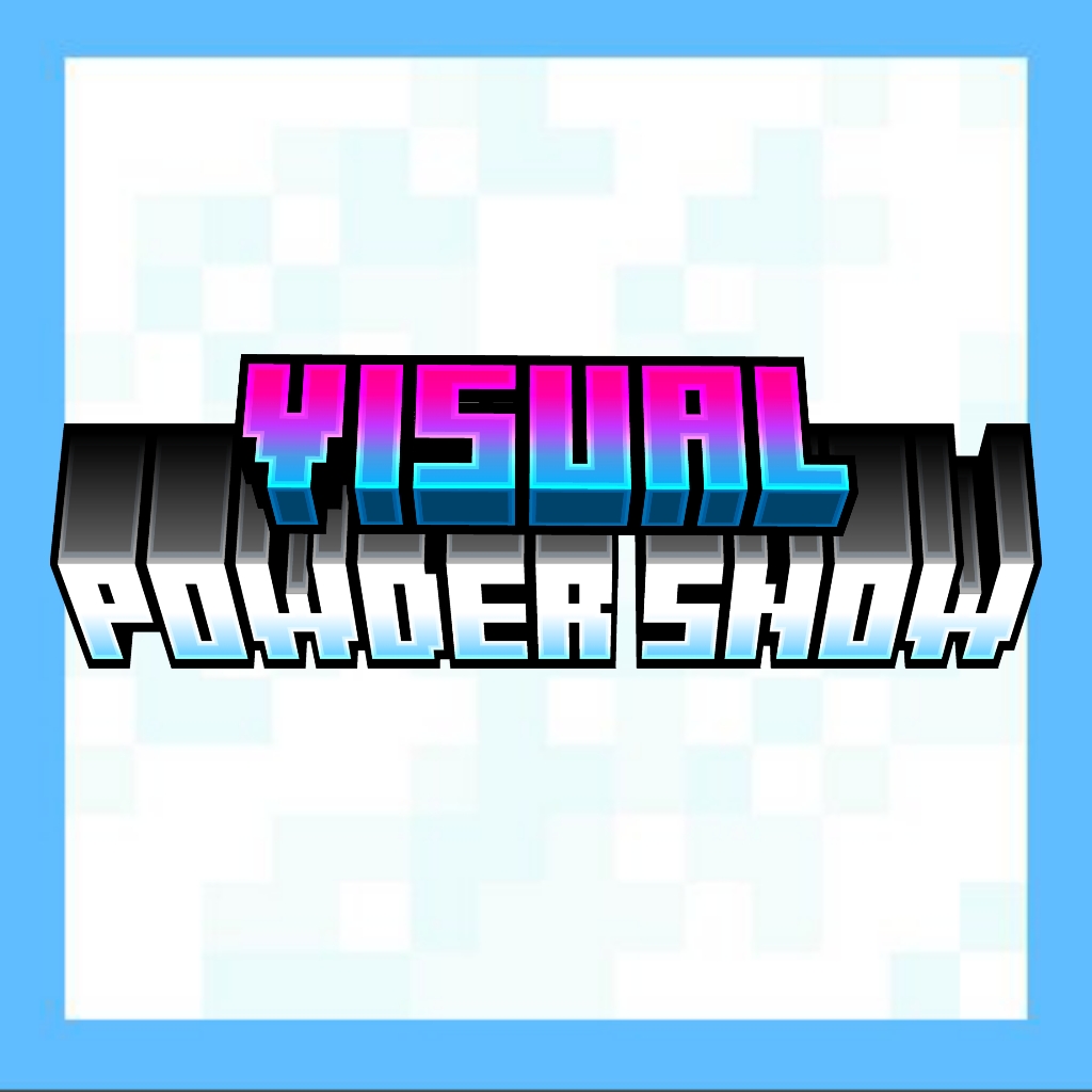 Visual powder snow