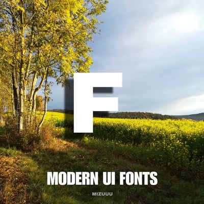 MODERN UI FONTS V1