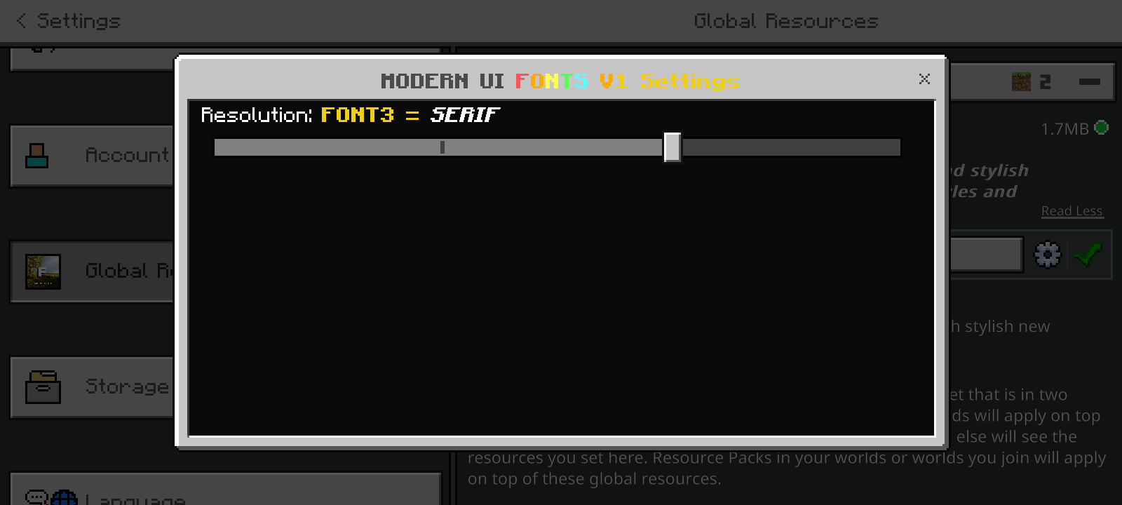 MODERN UI FONTS V1 — screenshot 2