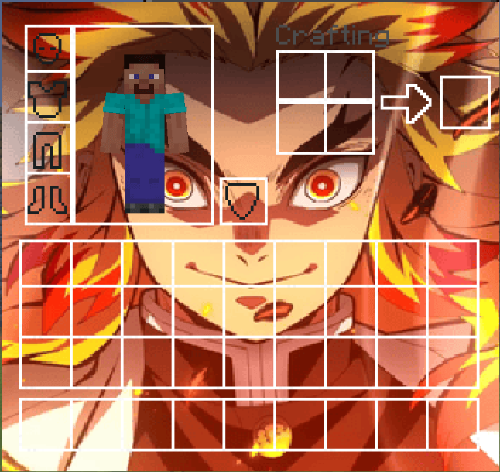 Demon Slayer Rengoku Inventory UI — screenshot 1