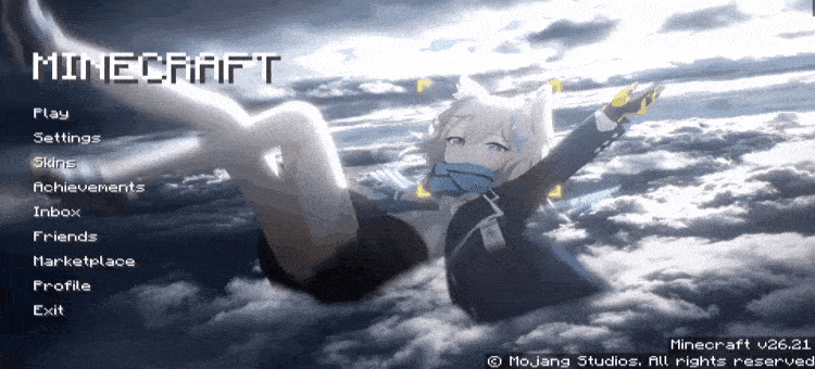 Animated Menu: Shiroko Skyfall — Blue Archive — screenshot 1