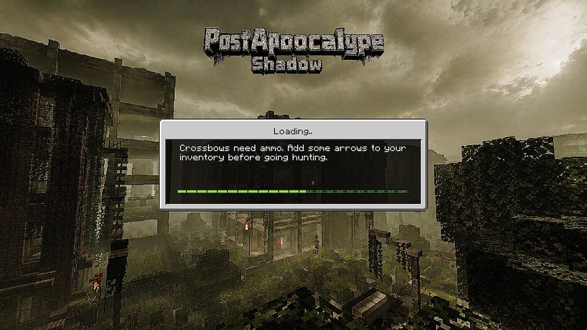 Post-Apocalypse Shadow Bedrock 1.26 — screenshot 1