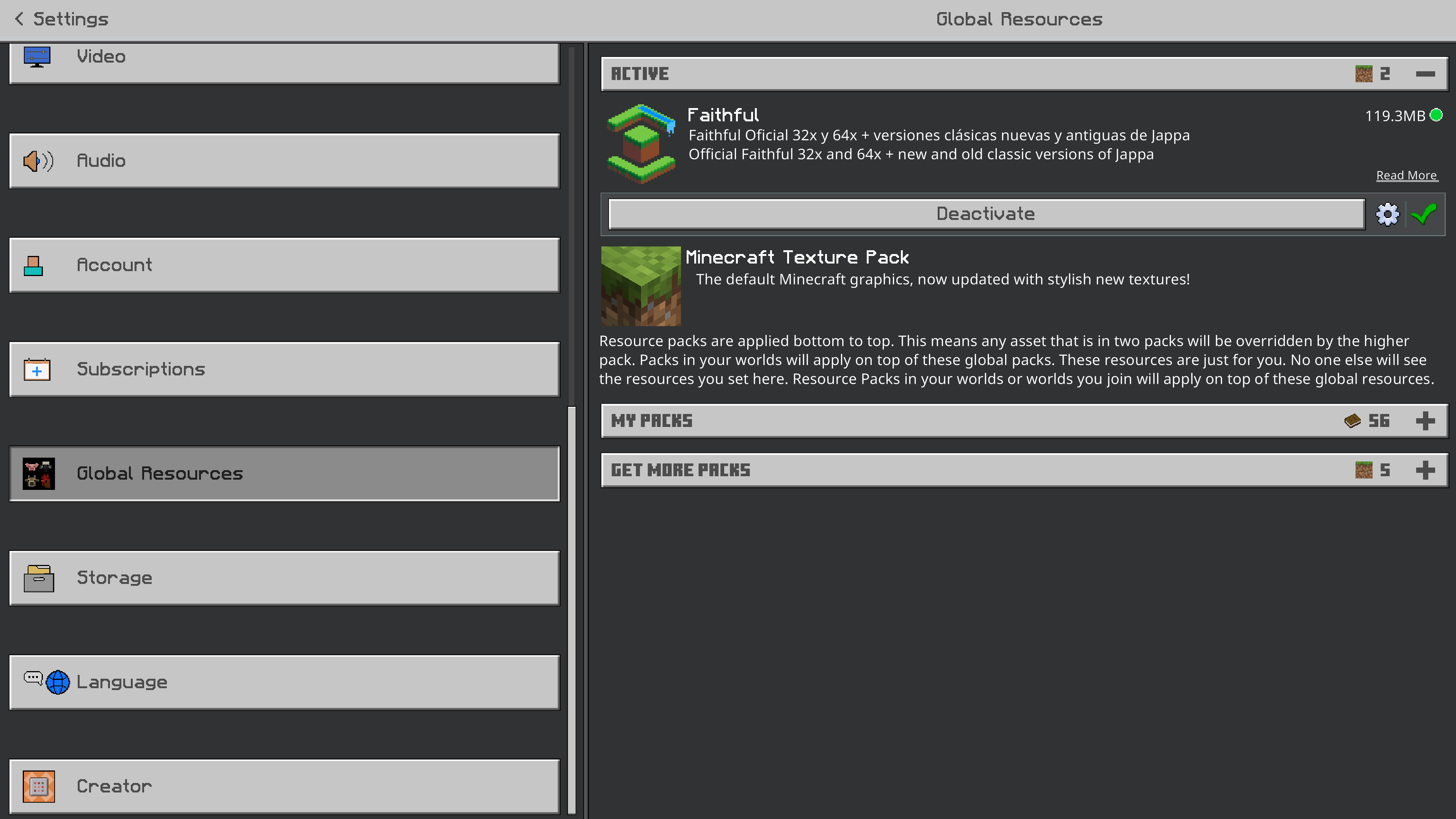 Faithful Bedrock Edition – Unified Pack v3.6 — screenshot 5