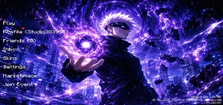 Animated Menu - Gojo Jujutsu Kaisen — screenshot 1