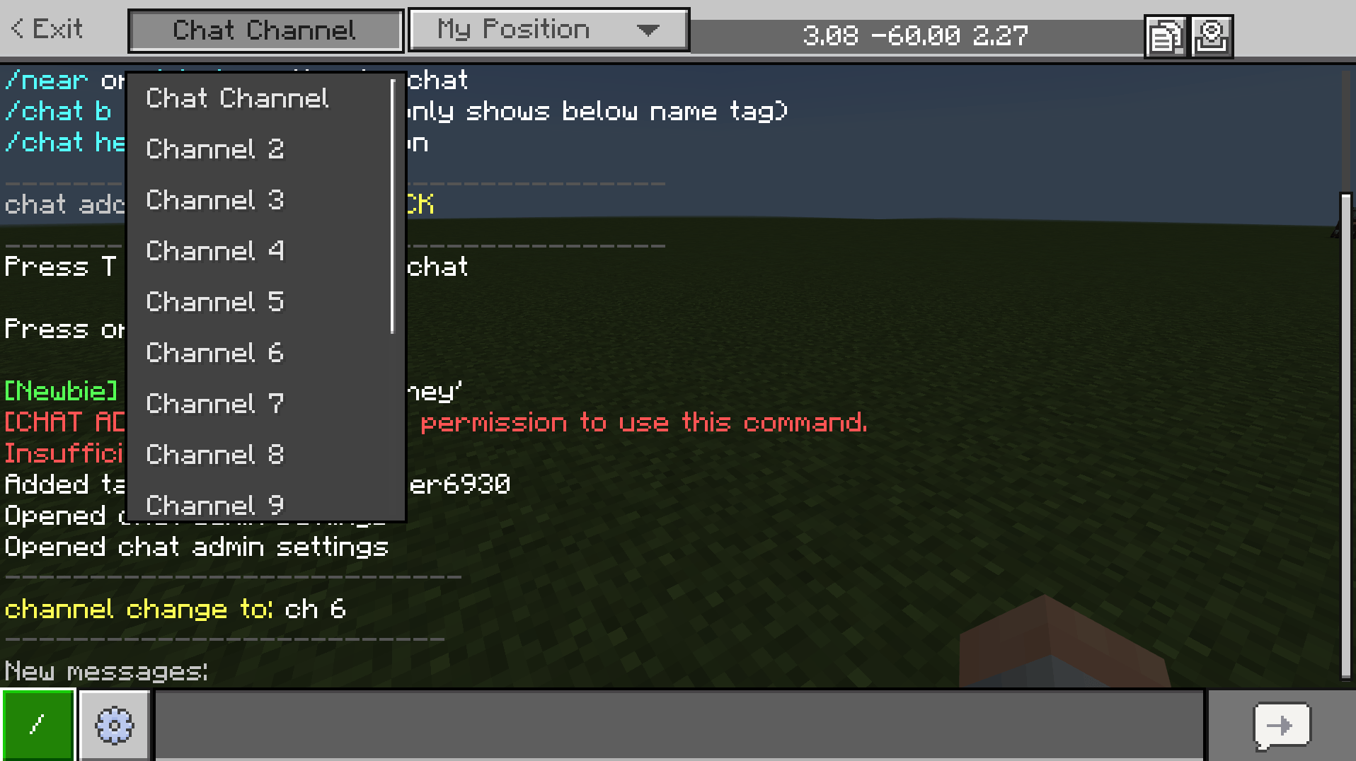 Below name chat and Proximity chat — screenshot 2