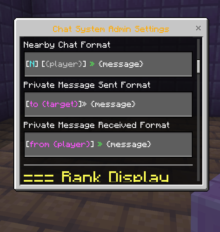 Below name chat and Proximity chat — screenshot 6