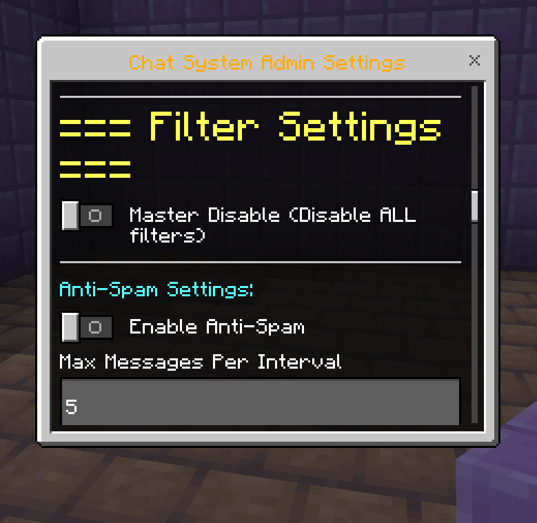Below name chat and Proximity chat — screenshot 8