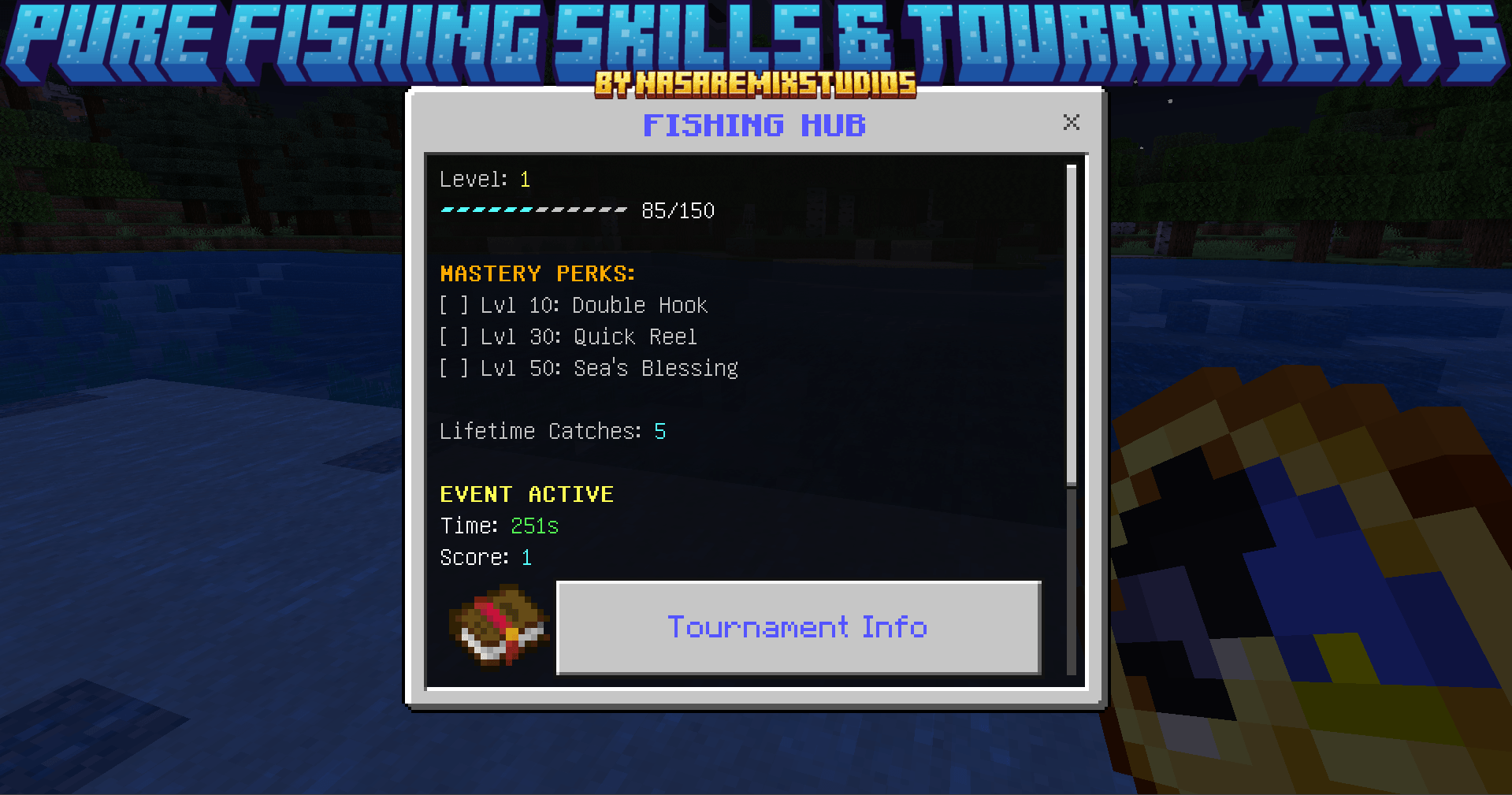 [Realm Compatible] Pure Fishing skills and tournaments — screenshot 1