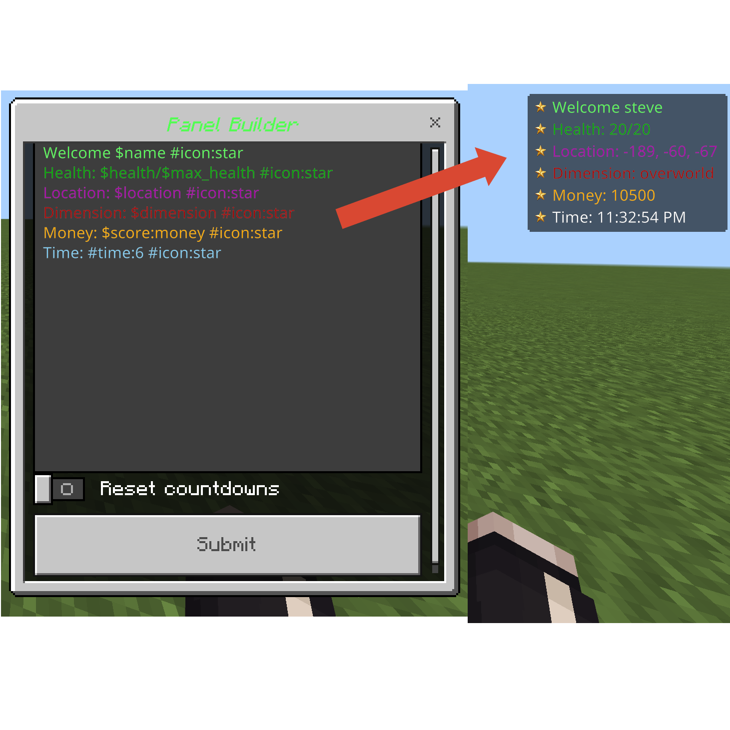 Customizable sidebar V2