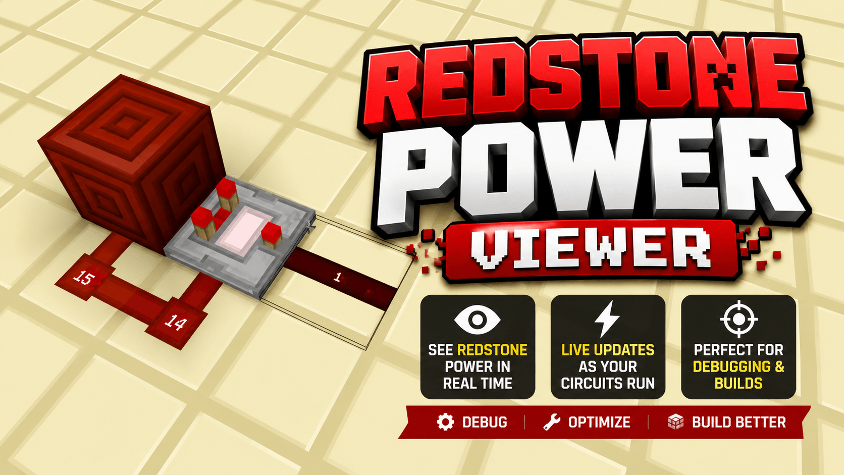 Redstone Power Indicator — screenshot 1