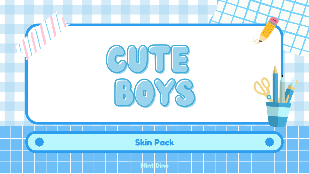 Cute Boys Skin Pack — screenshot 1