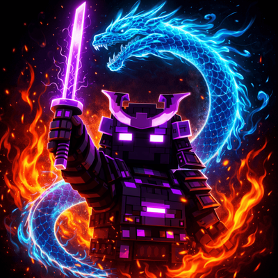 Glowing Samurai