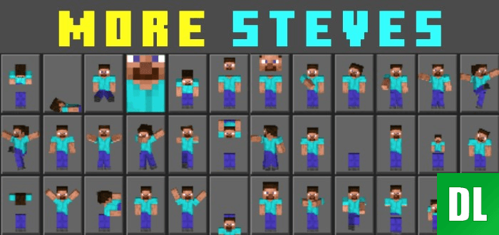 More Steve's Skinpack (including the biggest Steve) — screenshot 1
