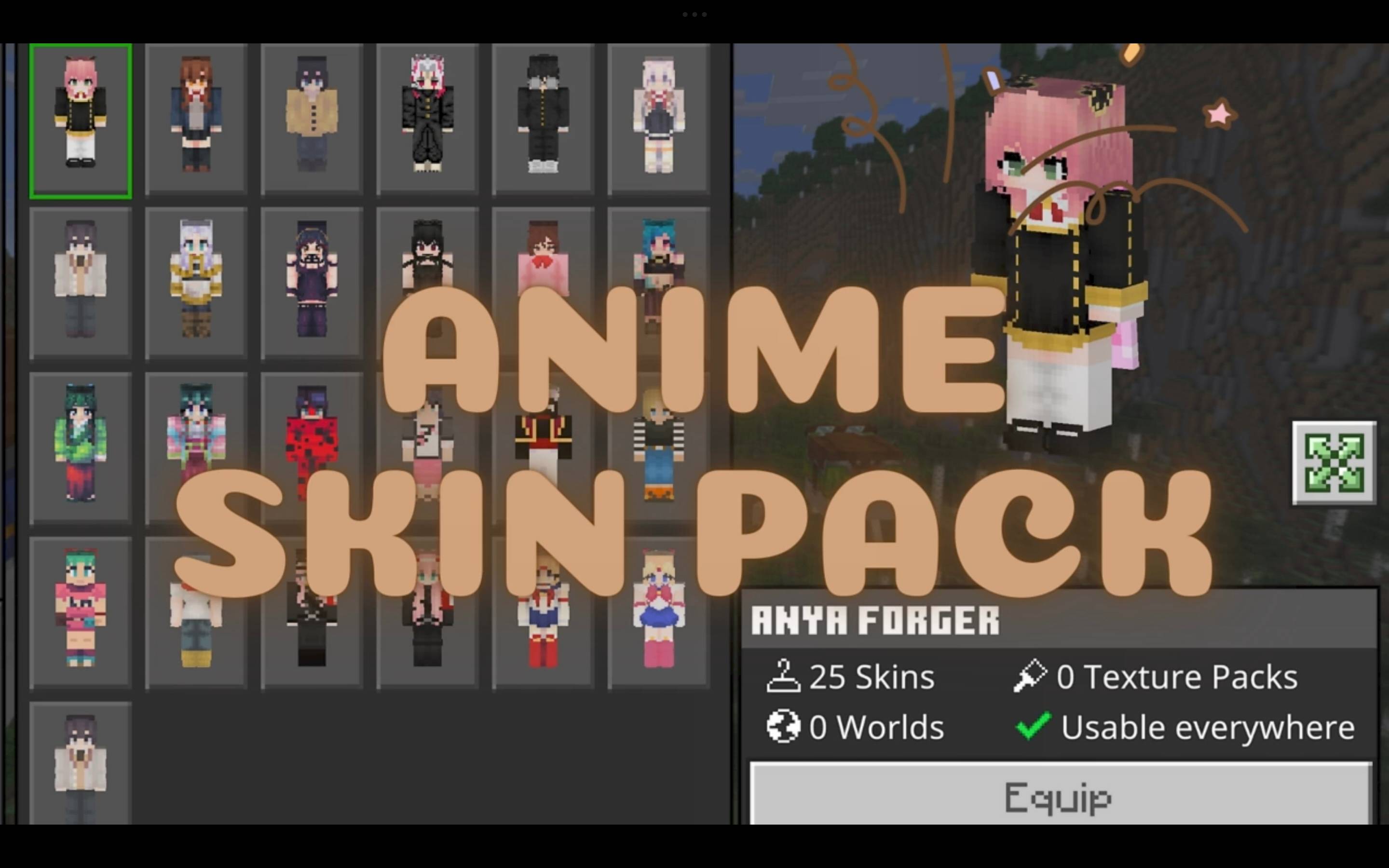 Anime Skin Pack — screenshot 1