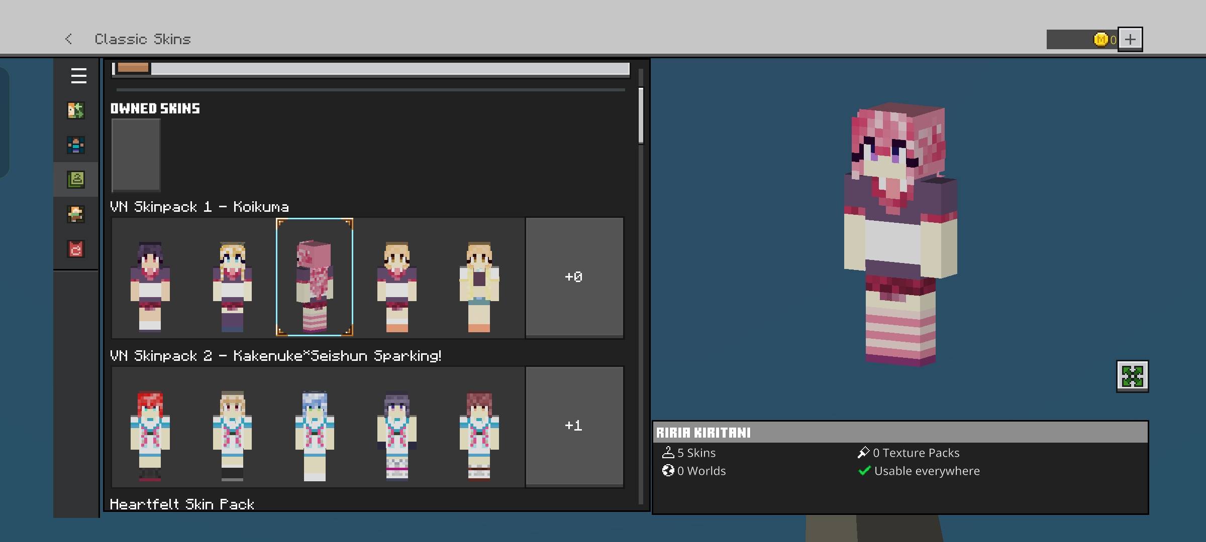 Visual Novel Skin Pack — screenshot 1