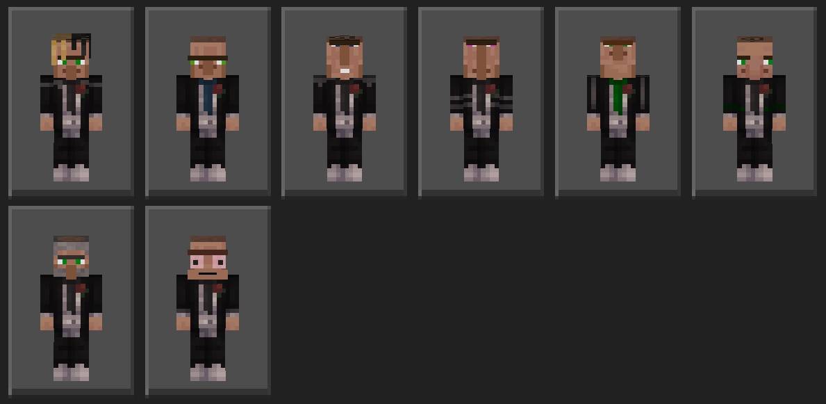 Villager Suits - Skin Pack — screenshot 2