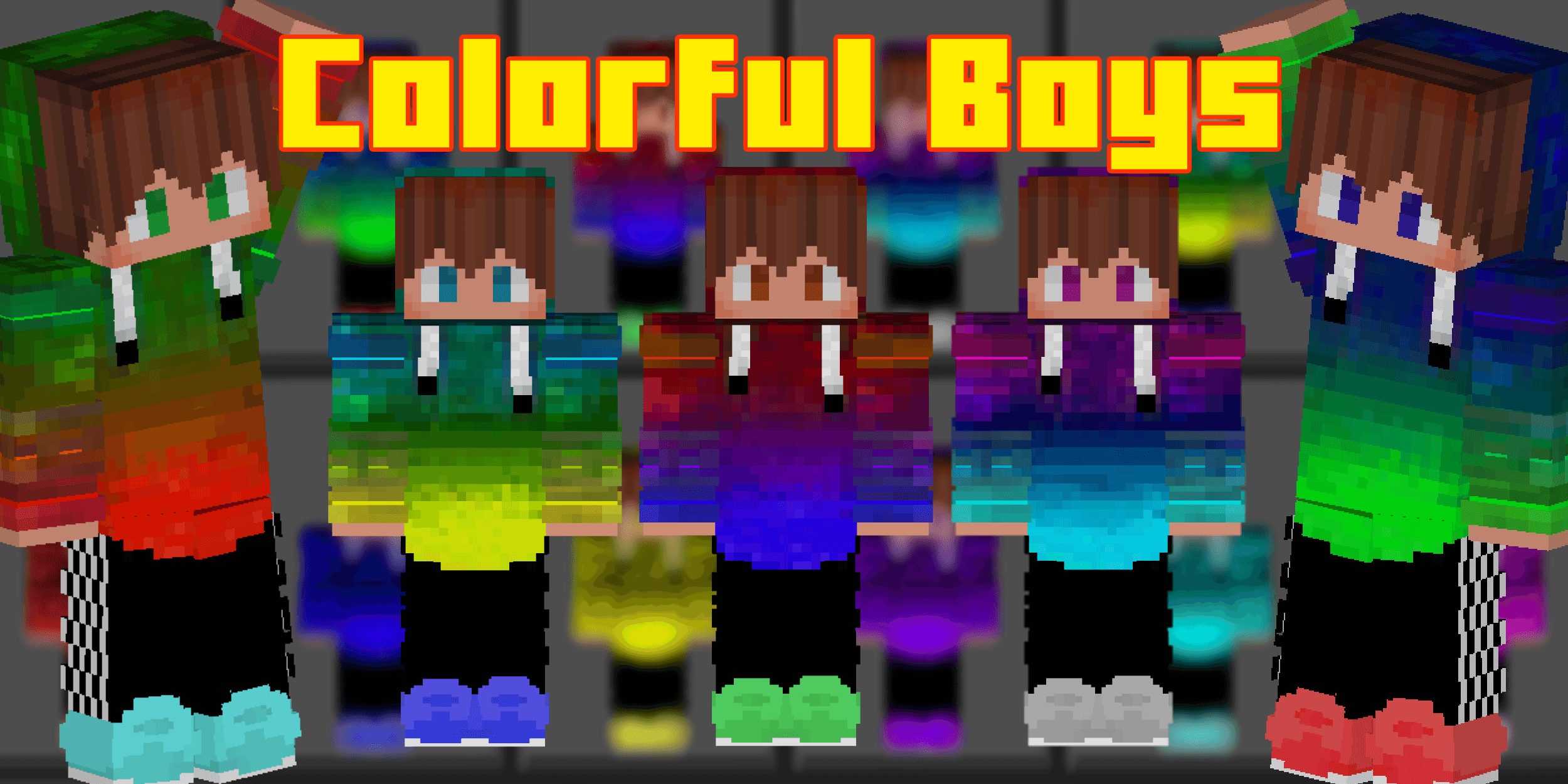 Colorful Boys Skin Pack — screenshot 1