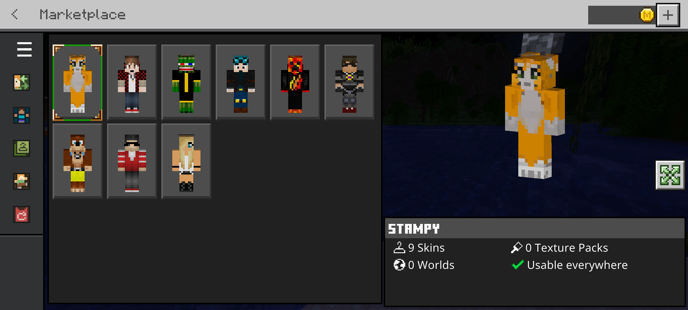 YouTuber Skins — screenshot 2