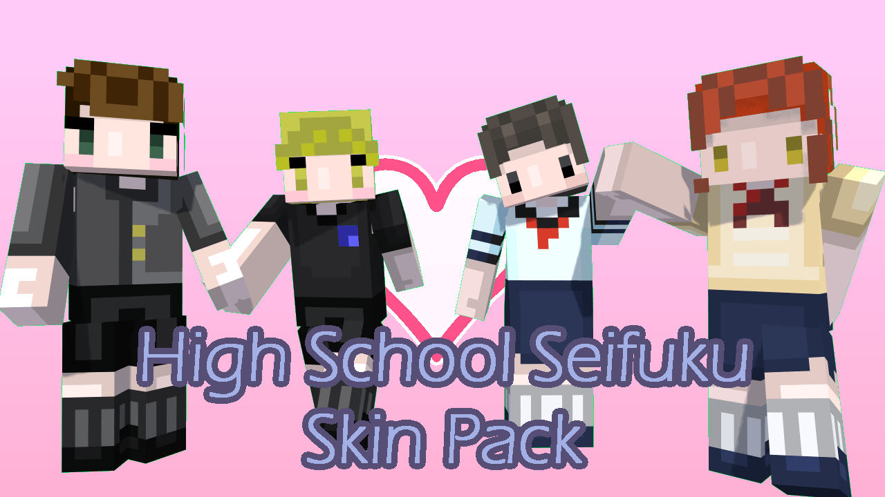 High School Seifuku Skin Pack — screenshot 1